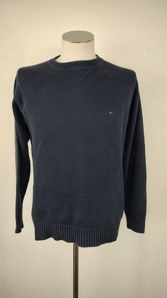 TOMMY HILFIGER MAGLIONE LANA VINTAGE UOMO Tg. S MAN SWEATER CASUAL