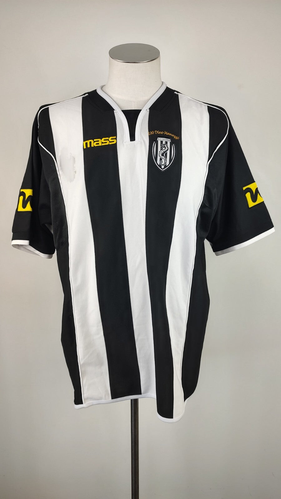 MASS SIENA 100 DINO MANUZZI MAGLIA CALCIO UOMO Tg L SOCCER JERSEY TRIKOT VINTAGE