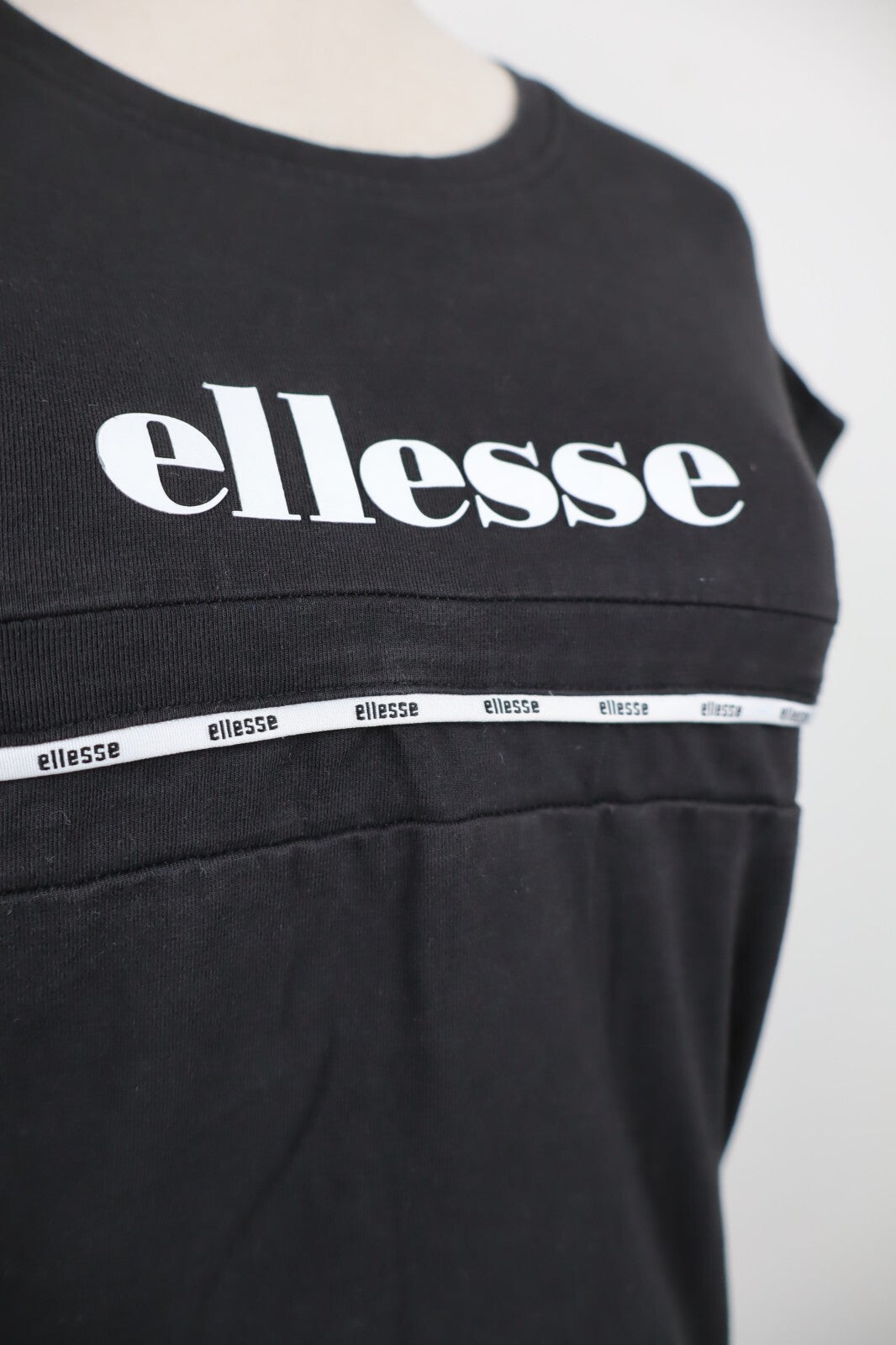 ELLESSE MAGLIA DONNA TG XS WOMAN CASUAL VINTAGE T-SHIRT COTONE COTTON LOGO