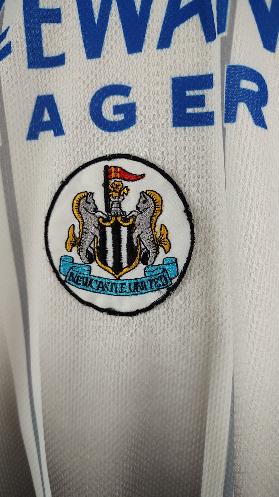 WINNY NEWCASTLE MAGLIA CALCIO UOMO Tg XL SOCCER JERSEY VINTAGE '90 REPLIKA