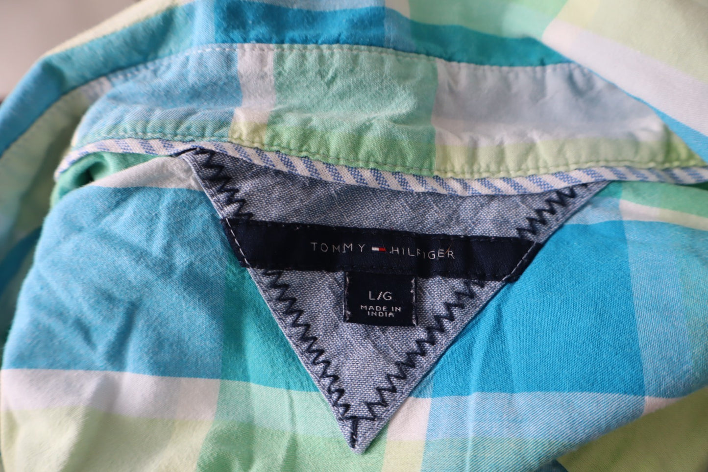TOMMY HILFIGER CAMICIA DONNA COTONE TG. L WOMAN COTTON SHIRT CASUAL VINTAGE