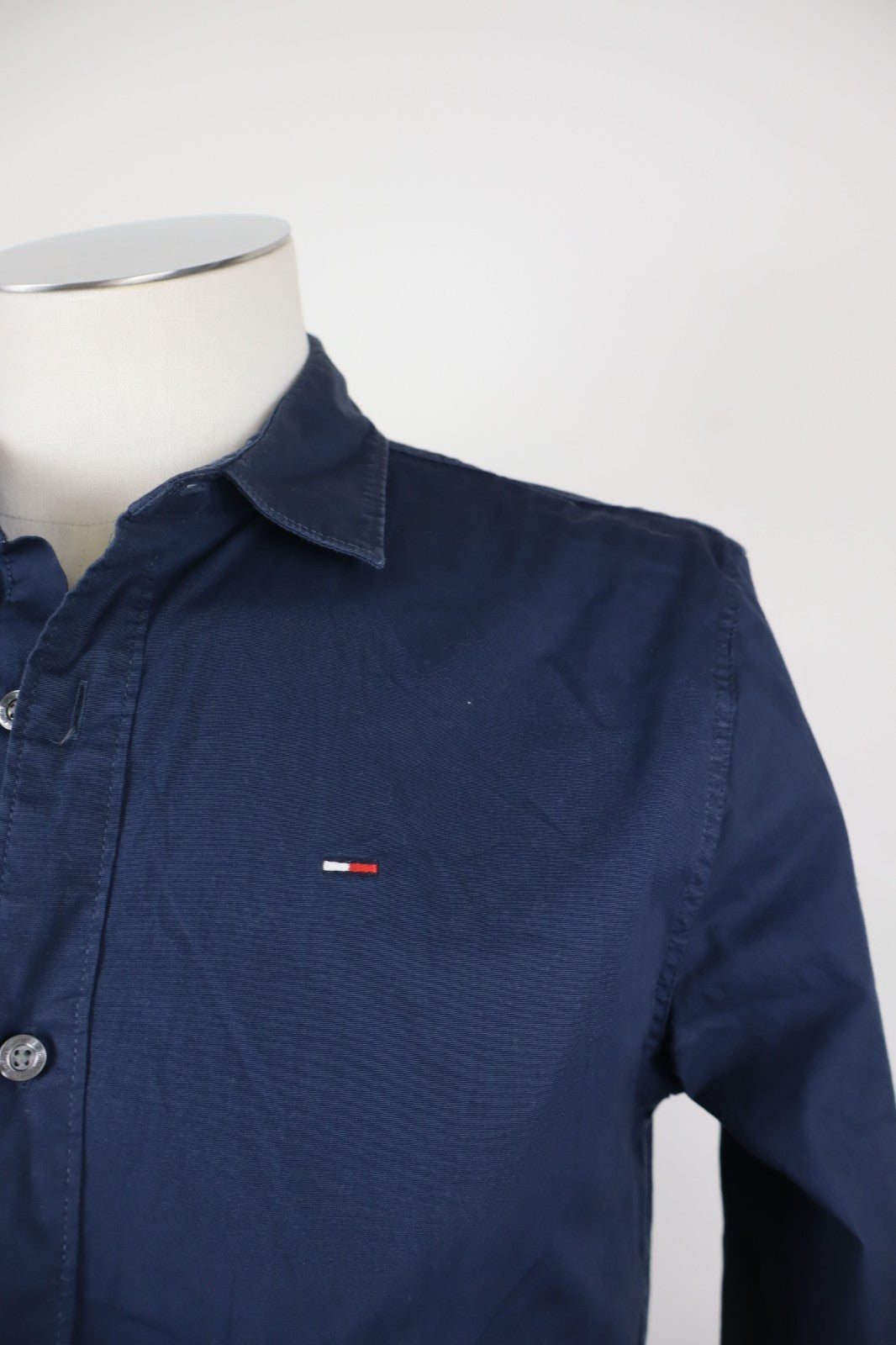 TOMMY HILFIGER DENIM CAMICIA UOMO TG. M SLIM FIT MAN CASUAL VINTAGE SHIRT COTONE