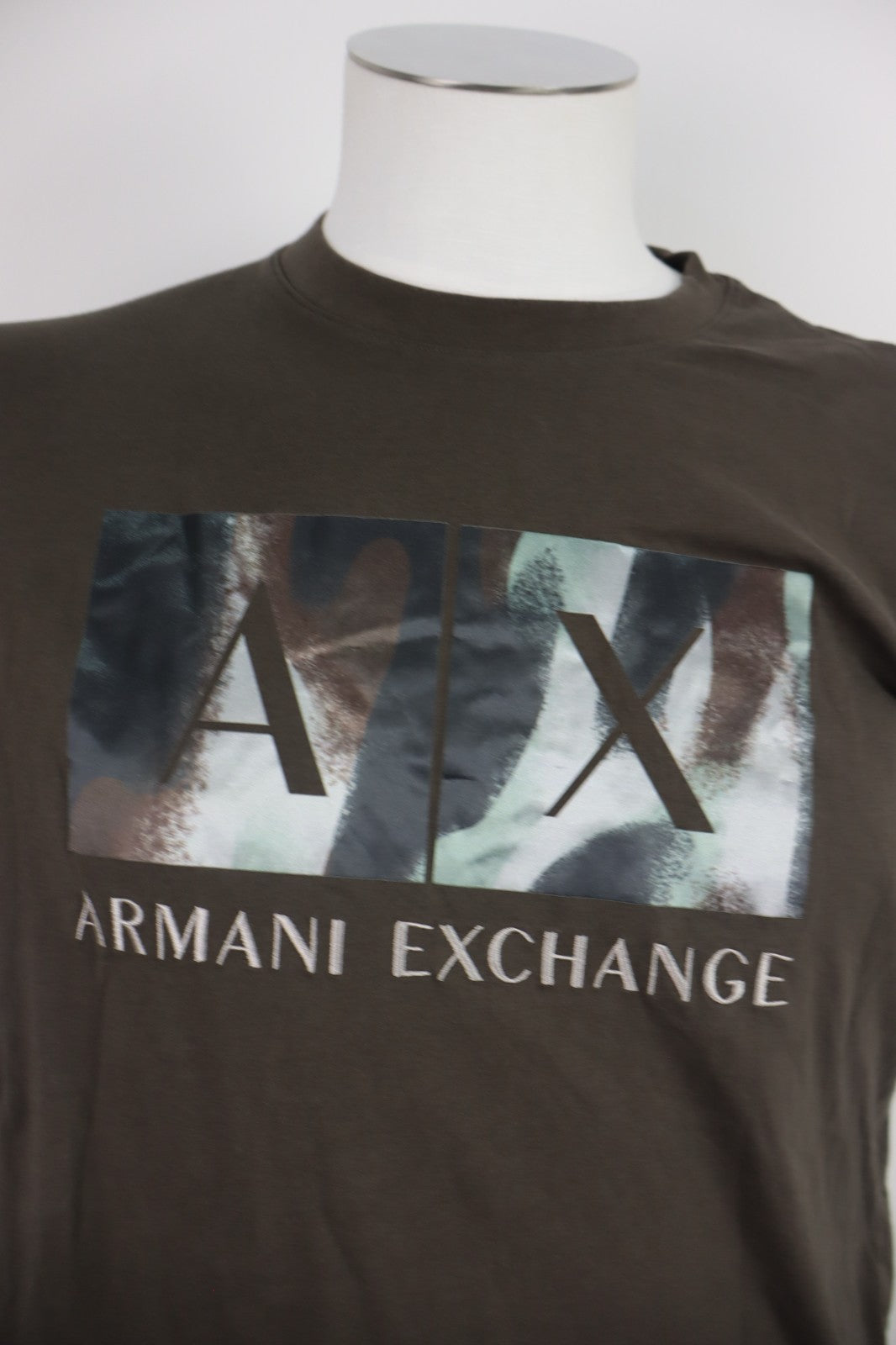 ARMANI EXCHANGE MAGLIA COTONE UOMO TG L MAN T-SHIRT VINTAGE CASUAL COTTON