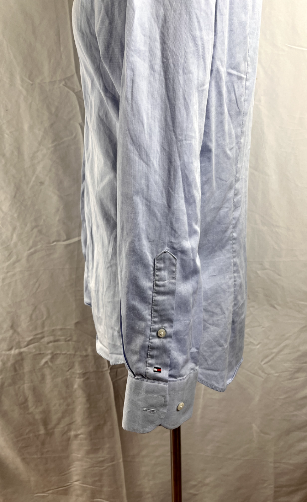 TOMMY HILFIGER CAMICIA UOMO COTONE TG. 38 - 15 MAN CASUAL VINTAGE COTTON SHIRT