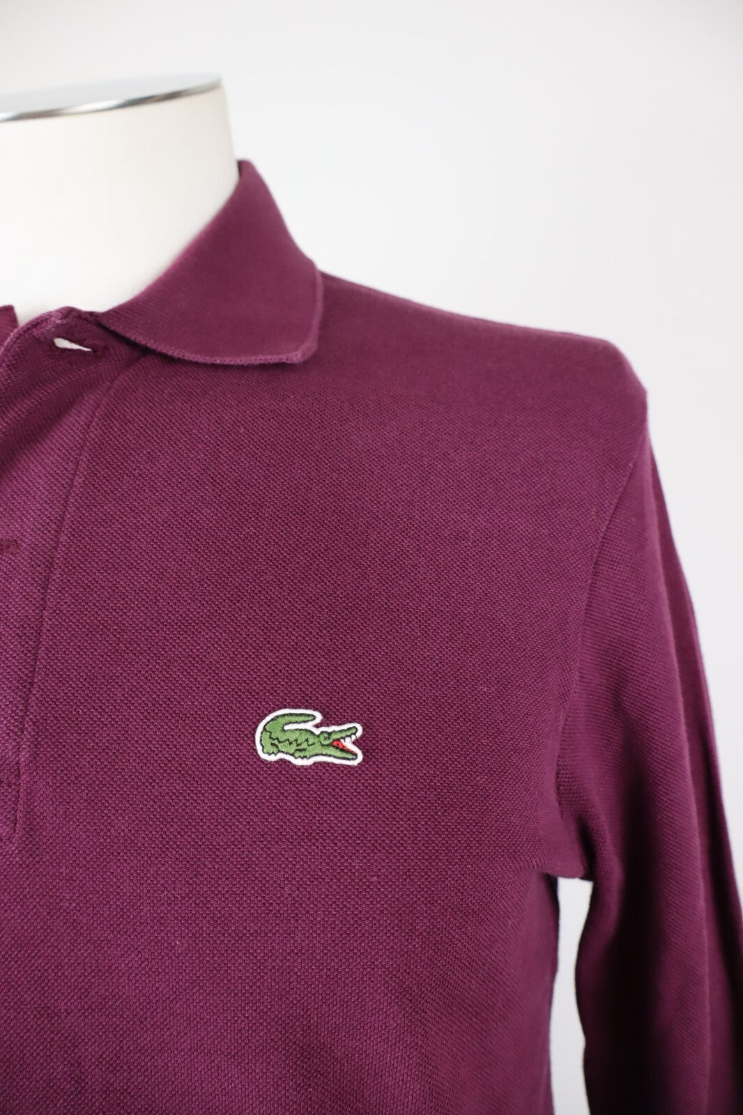 LACOSTE POLO MAGLIA UOMO COTONE TG 3 MAN T-SHIRT CASUAL VINTAGE COTTON