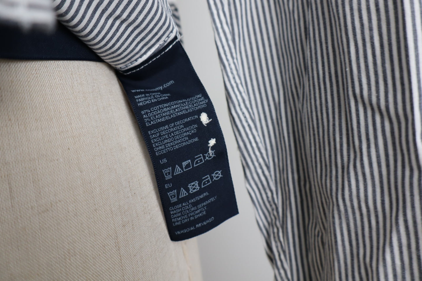 TOMMY HILFIGER CAMICIA  DONNA TG. 4 WOMAN SHIRT CASUAL VINTAGE COTONE COTTON