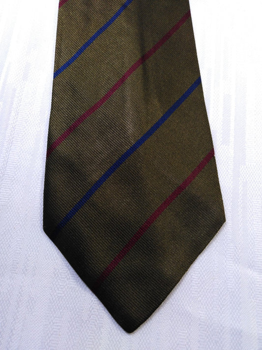 ROCCOBAROCCO 100% SILK TIE SETA CRAVATTA NECKTIE MADE IN ITALY