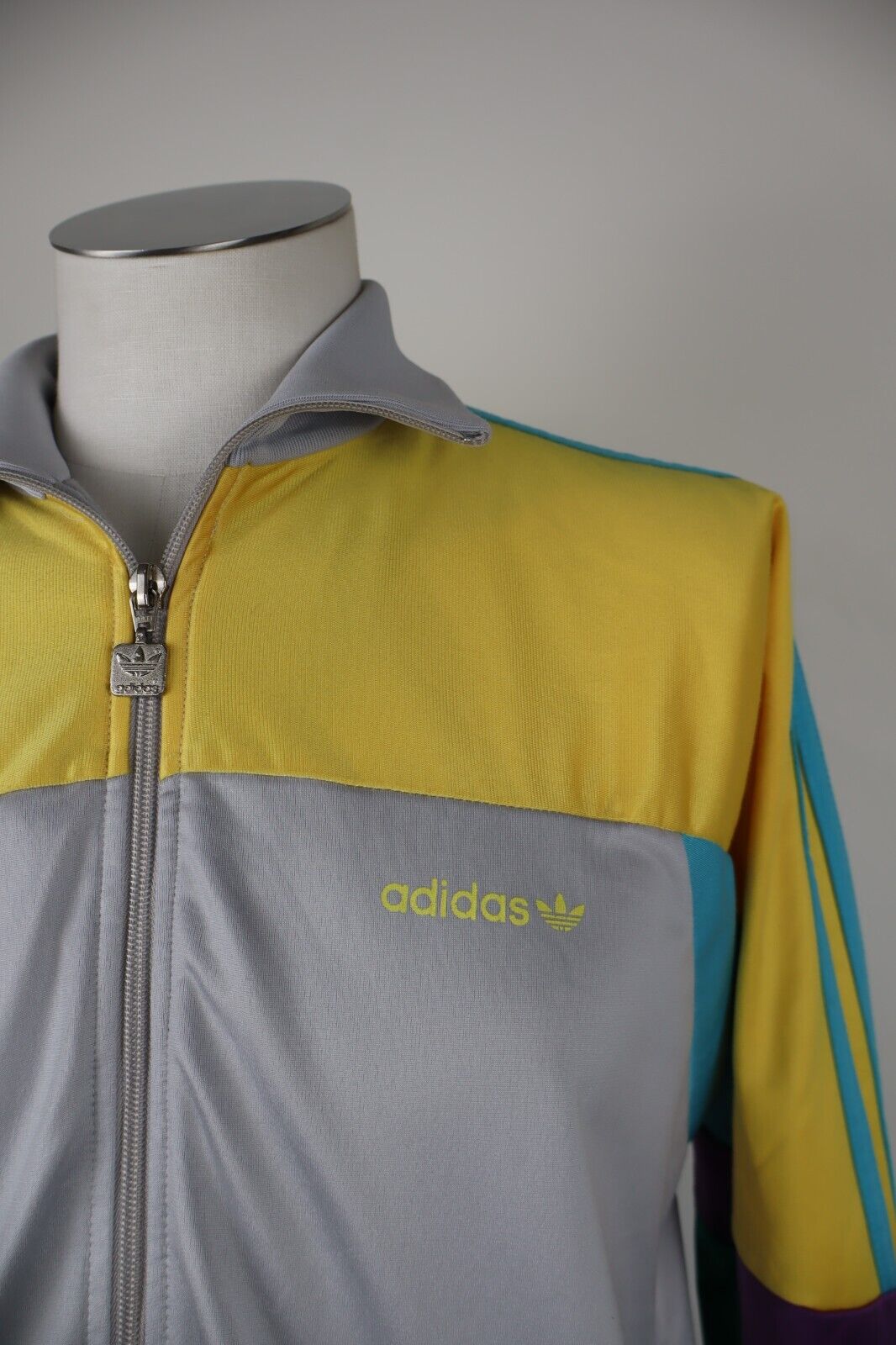 ADIDAS '80S GIACCA SPORTIVA UOMO Tg. 180 MAN VINTAGE CASUAL SPORT JACKET