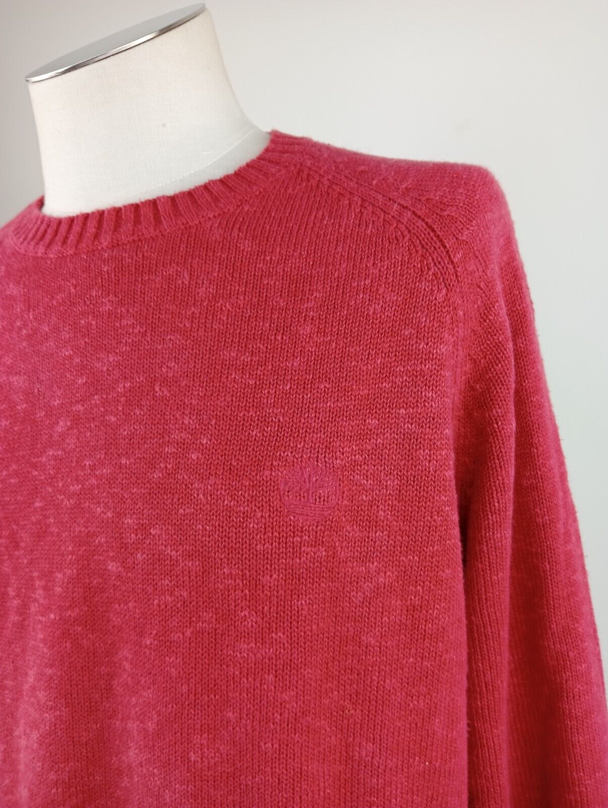 TIMBERLAND MAGLIONE COTONE COTTON UOMO L MAN SWEATER CASUAL VINTAGE ITALY