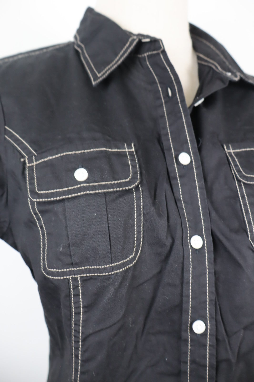 TOMMY HILFIGER CAMICIA DONNA TG M WOMAN SHIRT CASUAL VINTAGE COTONE COTTON