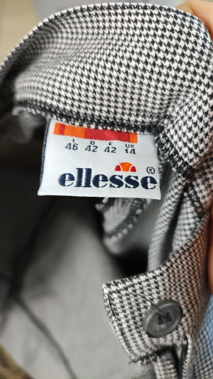 ELLESSE PANTALONE CASUAL DONNA TG 46 WOMAN VINTAGE PANTS COTONE