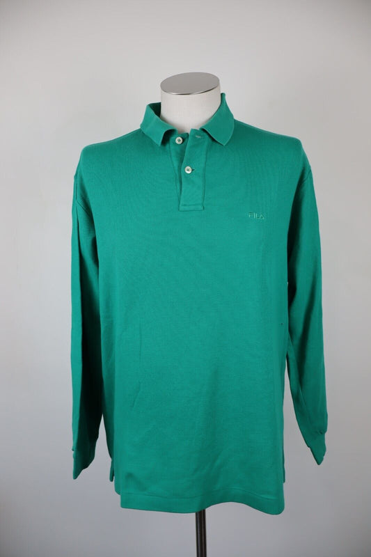 FILA MAGLIA POLO UOMO TG.I 52 MAN T-SHIRT CASUAL VINTAGE COTONE COTTON