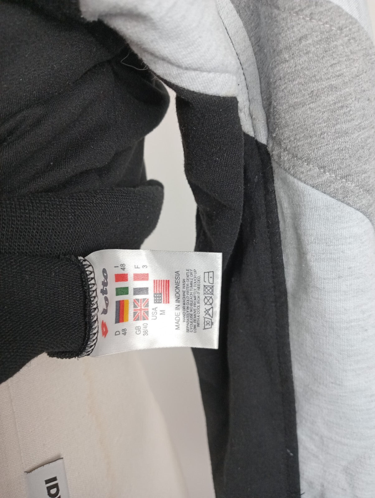 LOTTO GIACCA TENNIS JACKET CON ZIP MAN SHIRT UOMO TG M VINTAGE SPORT TRAINING