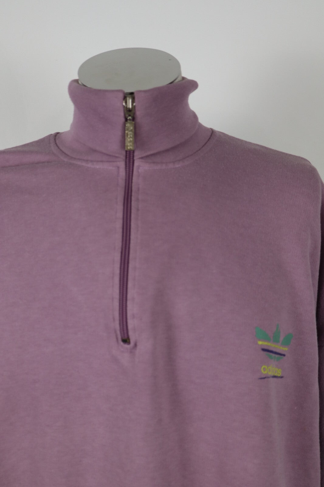 ADIDAS FELPA UOMO MAGLIA Tg 8 MAN SPORT SWEATSHIRT COTONE