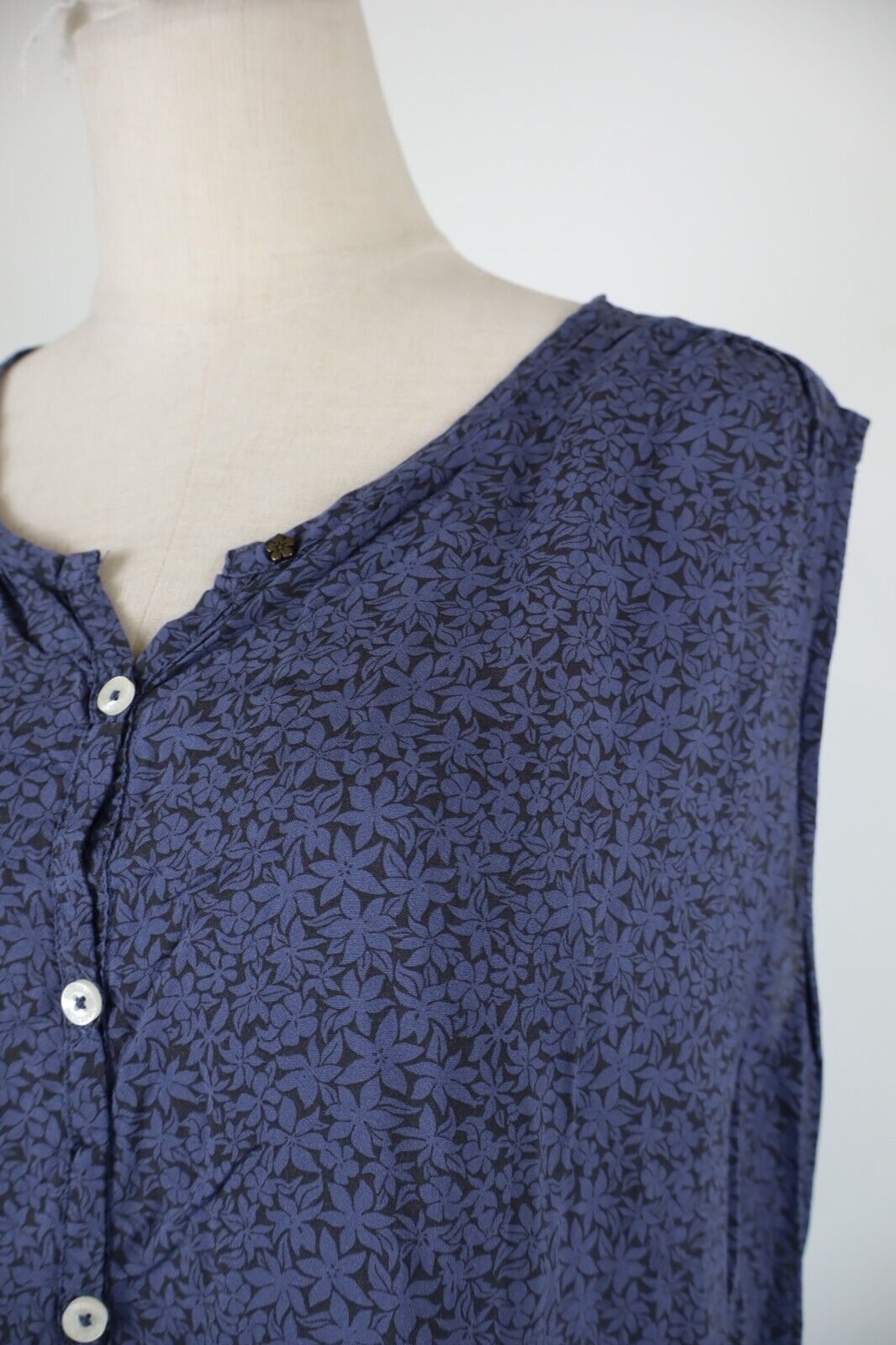 NAPAPIJRI CAMICIA SMANICATO DONNA TG. XL WOMAN SHIRT CASUAL VINTAGE MODAL