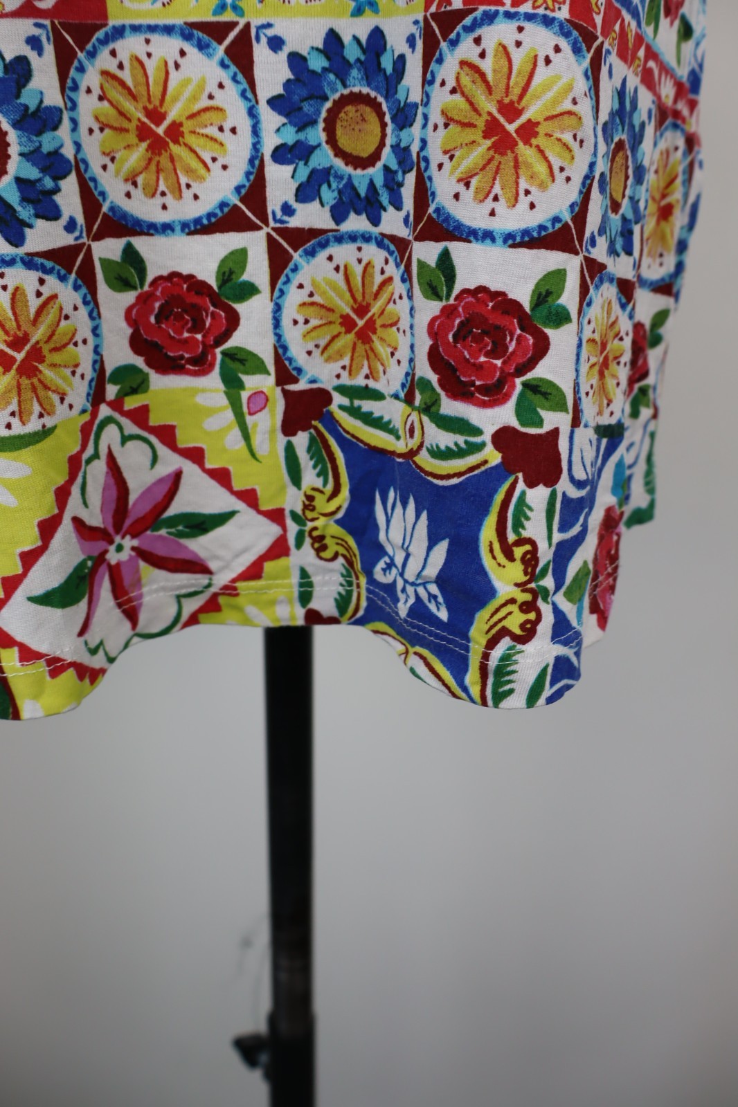 DESIGUAL MAGLIA DONNA TG. L WOMAN CASUAL VINTAGE T-SHIRT VISCOSA