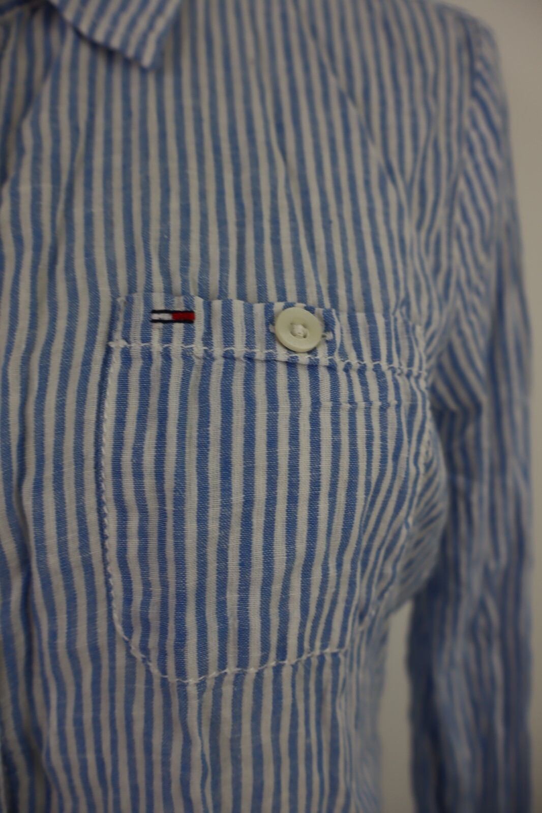 TOMMY HILFIGER CAMICIA DONNA TG. M WOMAN SHIRT CASUAL VINTAGE