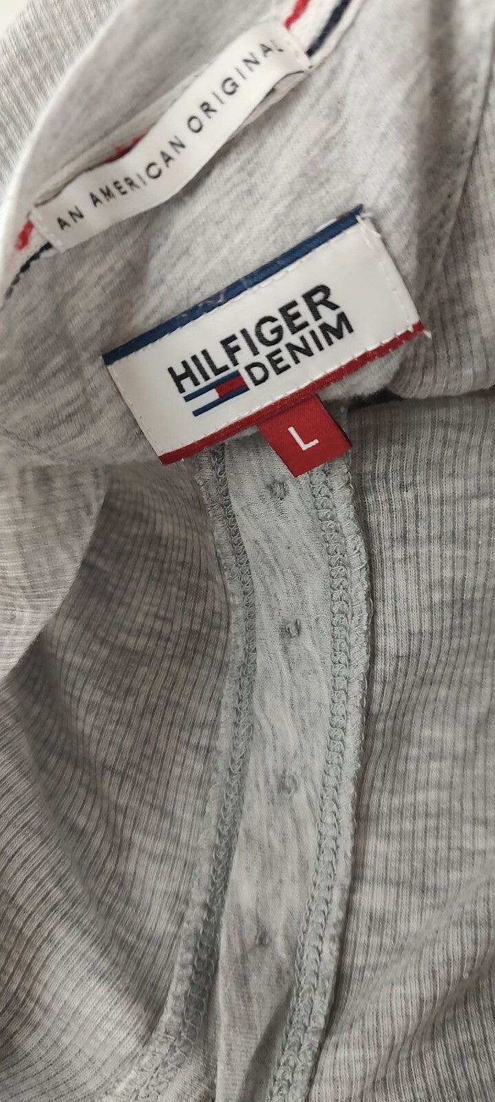 TOMMY HILFIGER MAGLIA DONNA COTONE TG. L WOMAN CASUAL VINTAGE T-SHIRT COTTON