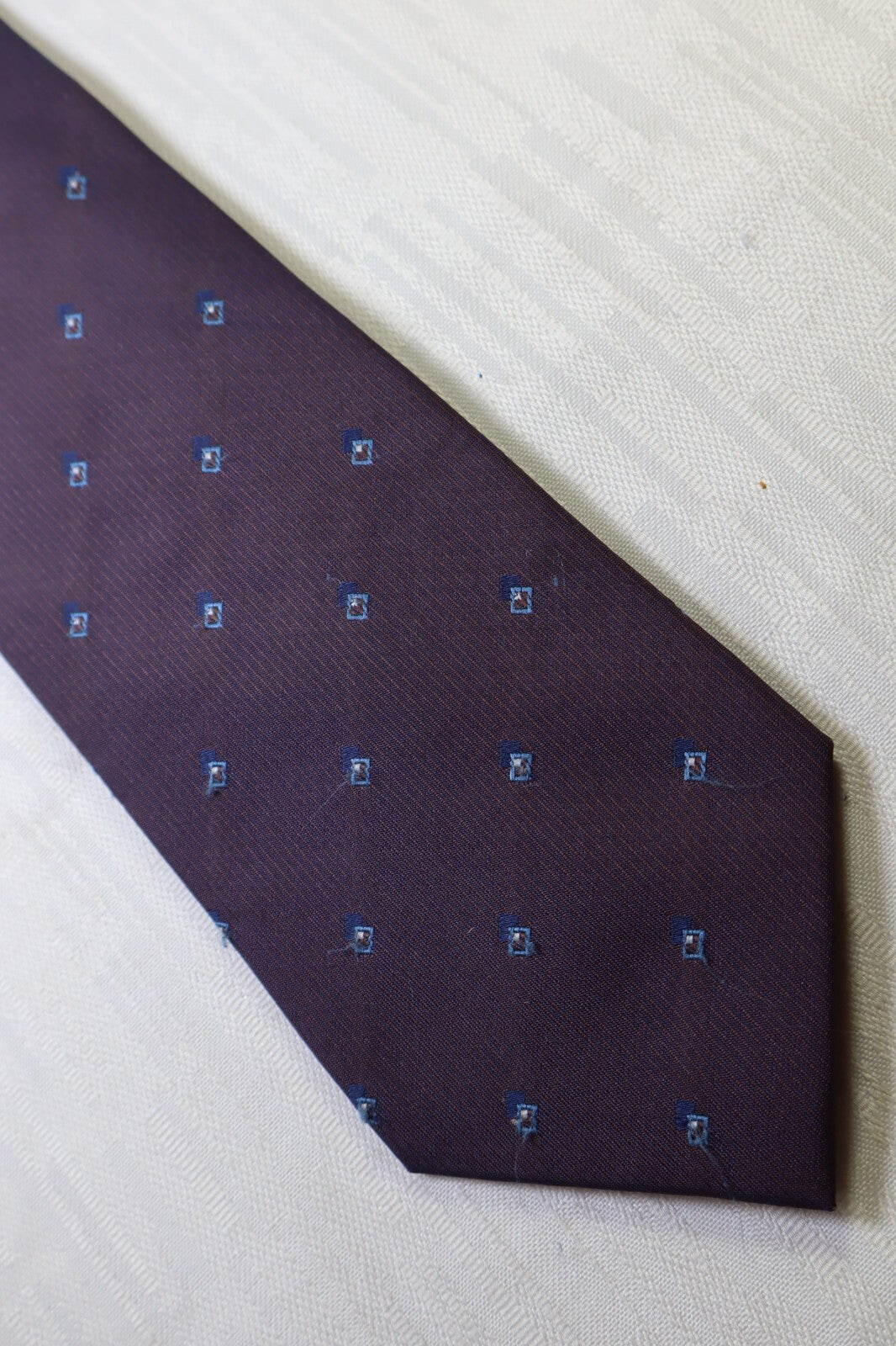 ANTONIO BASILE 100%  SILK TIE SETA CRAVATTA NECKTIE MADE IN ITALY SELF TIPPED