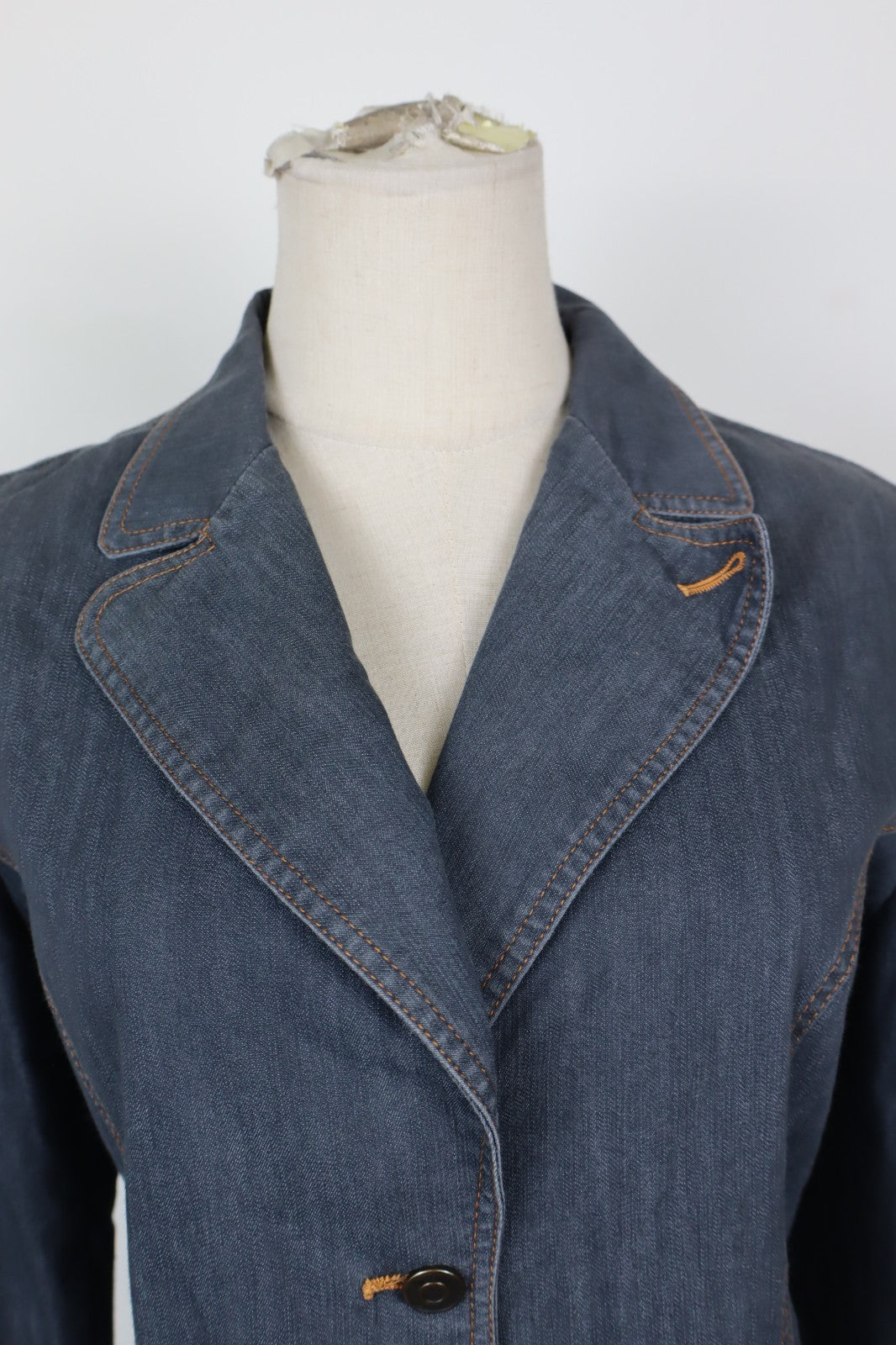 PIERRE CARDIN DENIM GIACCA DONNA Tg XL WOMAN CASUAL VINTAGE  JACKET