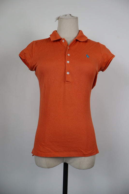 RALPH LAUREN POLO MAGLIA T-SHIRT DONNA COTONE TG S WOMAN CASUAL VINTAGE