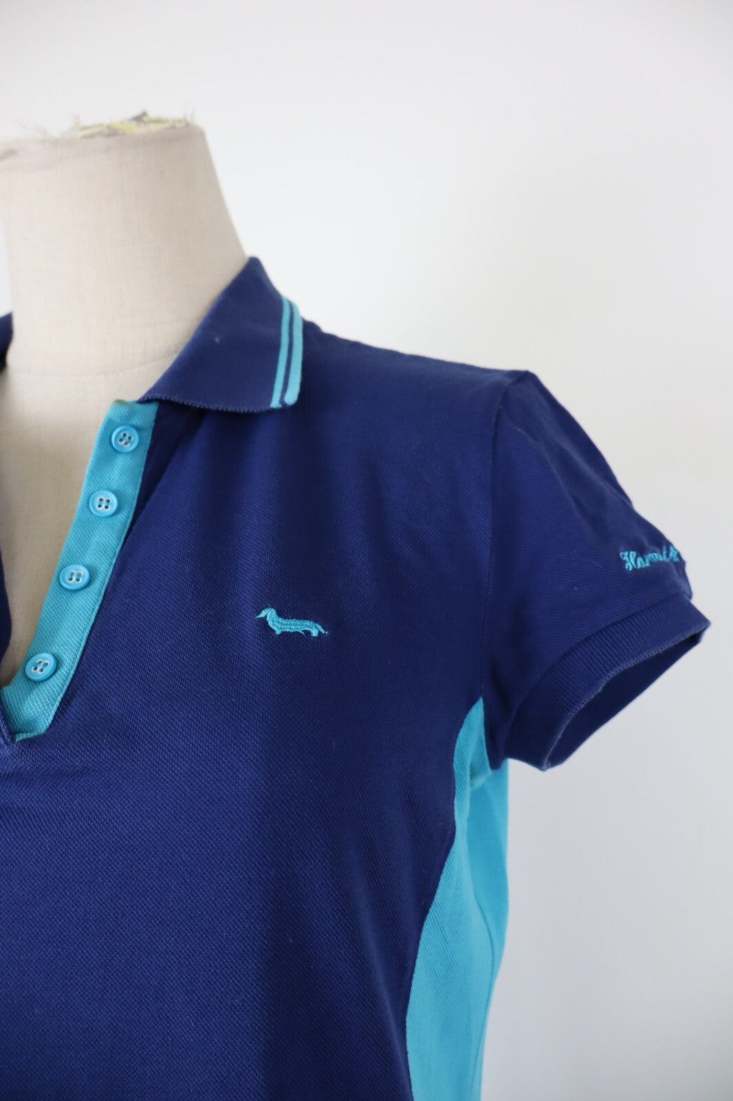 HARMONT & BLAINE VESTITO POLO DONNA 44 WOMAN CASUAL VINTAGE DRESS ABITO COTONE