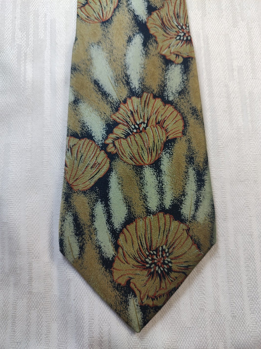 TRUSSARDI 100% SILK TIE SETA CRAVATTA NECKTIE MADE IN ITALY CLASSIC