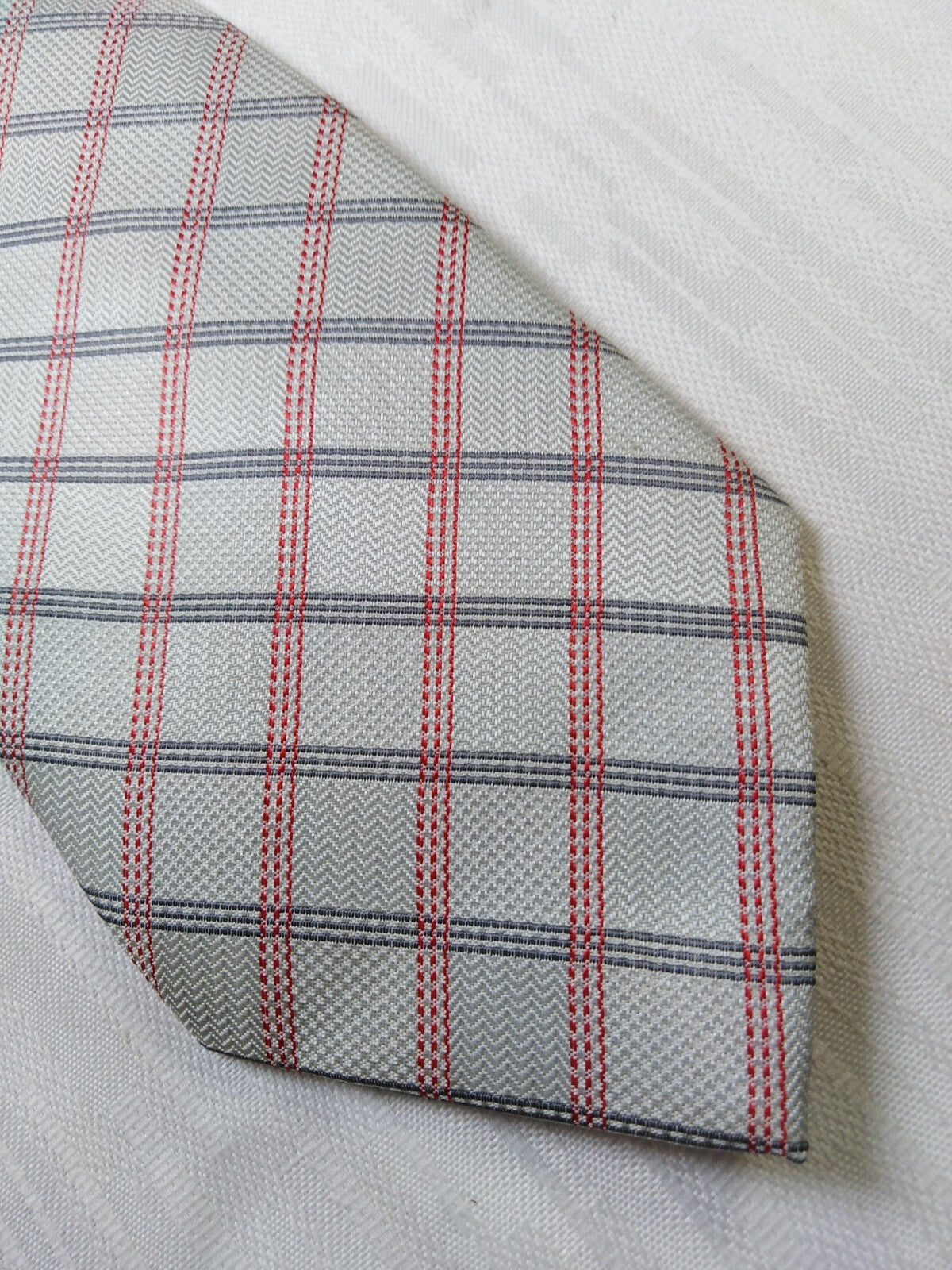 ROCCOBAROCCO 100% SILK TIE SETA CRAVATTA NECKTIE MADE  ITALY SELF TIPPED