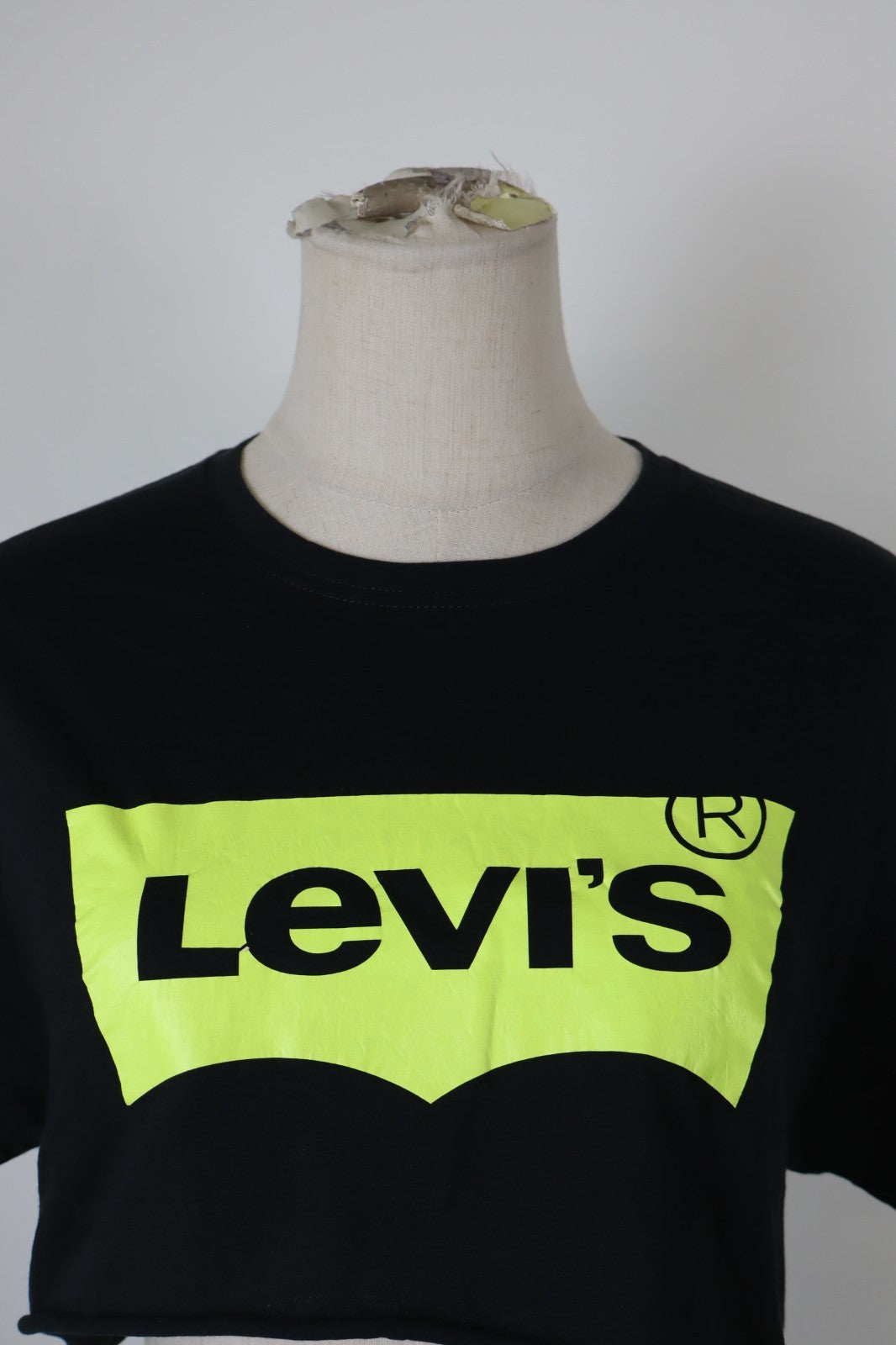 LEVI'S MAGLIA DONNA TG. S WOMAN CASUAL VINTAGE T-SHIRT CROP TOP COTONE