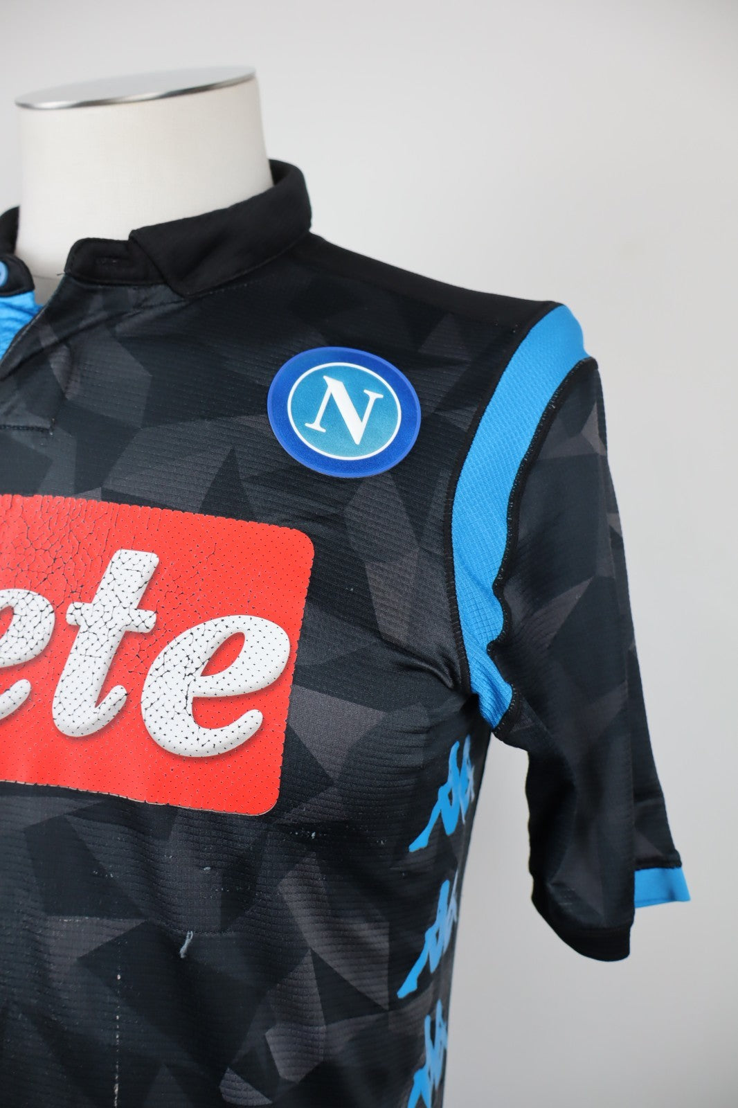 KAPPA NAPOLI MAGLIA CALCIO Tg S UOMO MAN T-SHIRT SOCCER SPORT  JERSEY 18/19