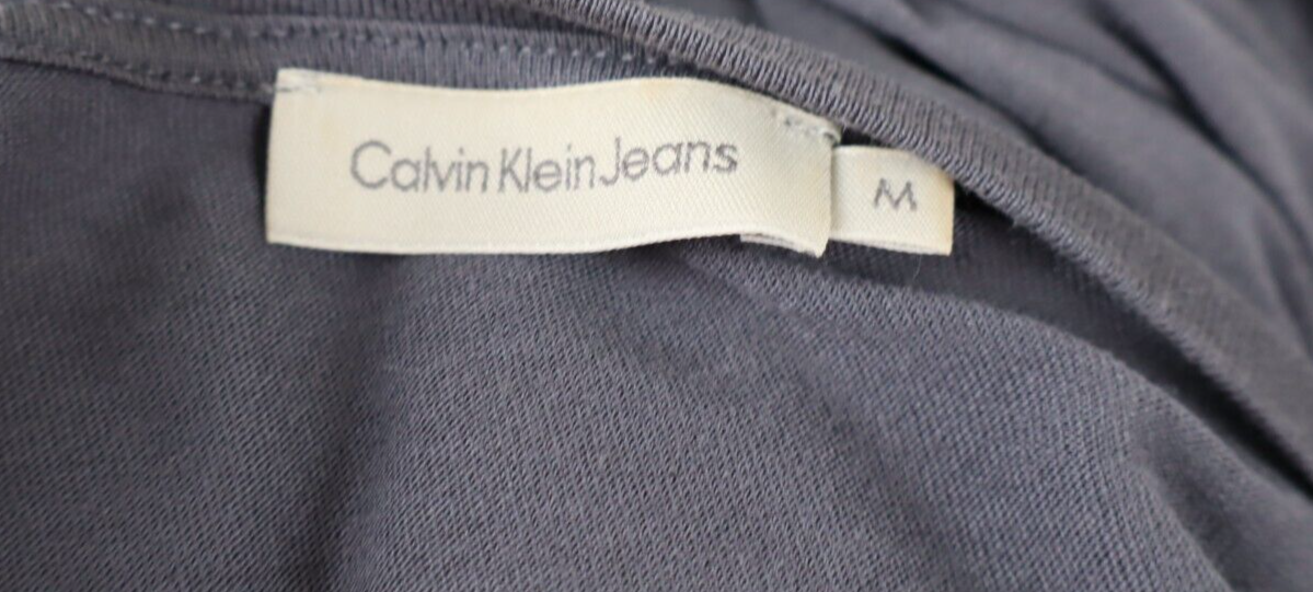 CALVIN KLEIN JEANS MAGLIA DONNA TG. M WOMAN CASUAL VINTAGE T-SHIRT TOP MODAL