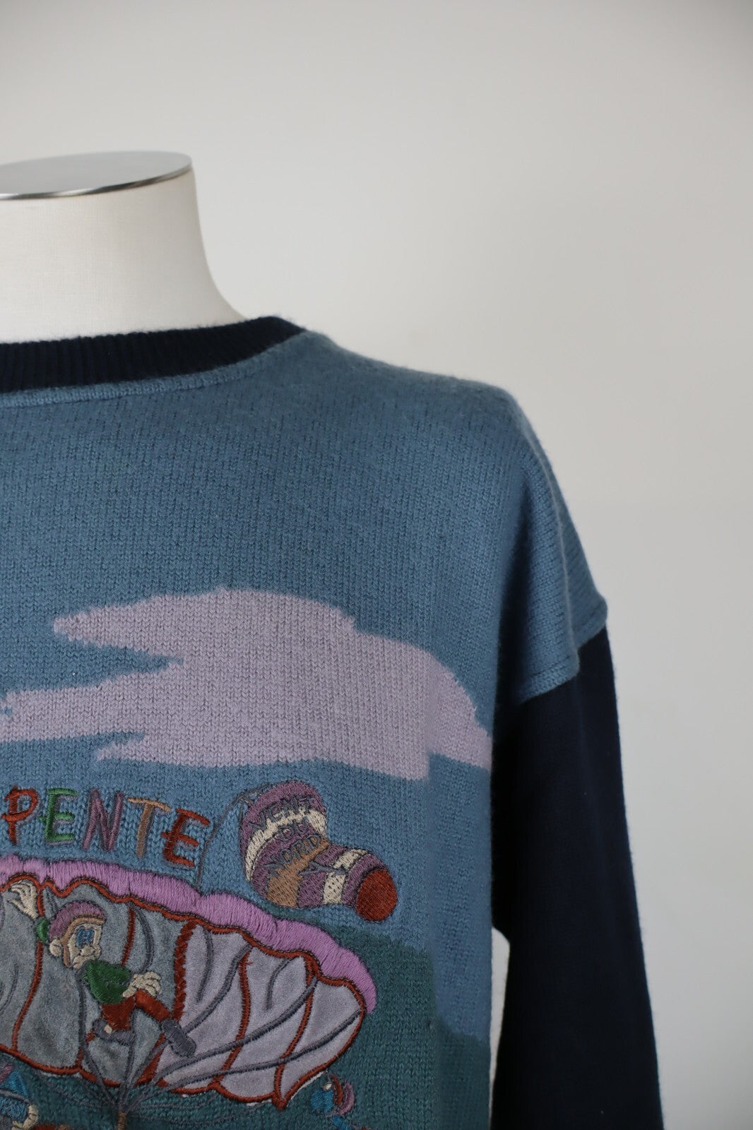 COMPASS CARD MAGLIONE LANA UOMO TG 52 MAN SWEATER CASUAL VINTAGE