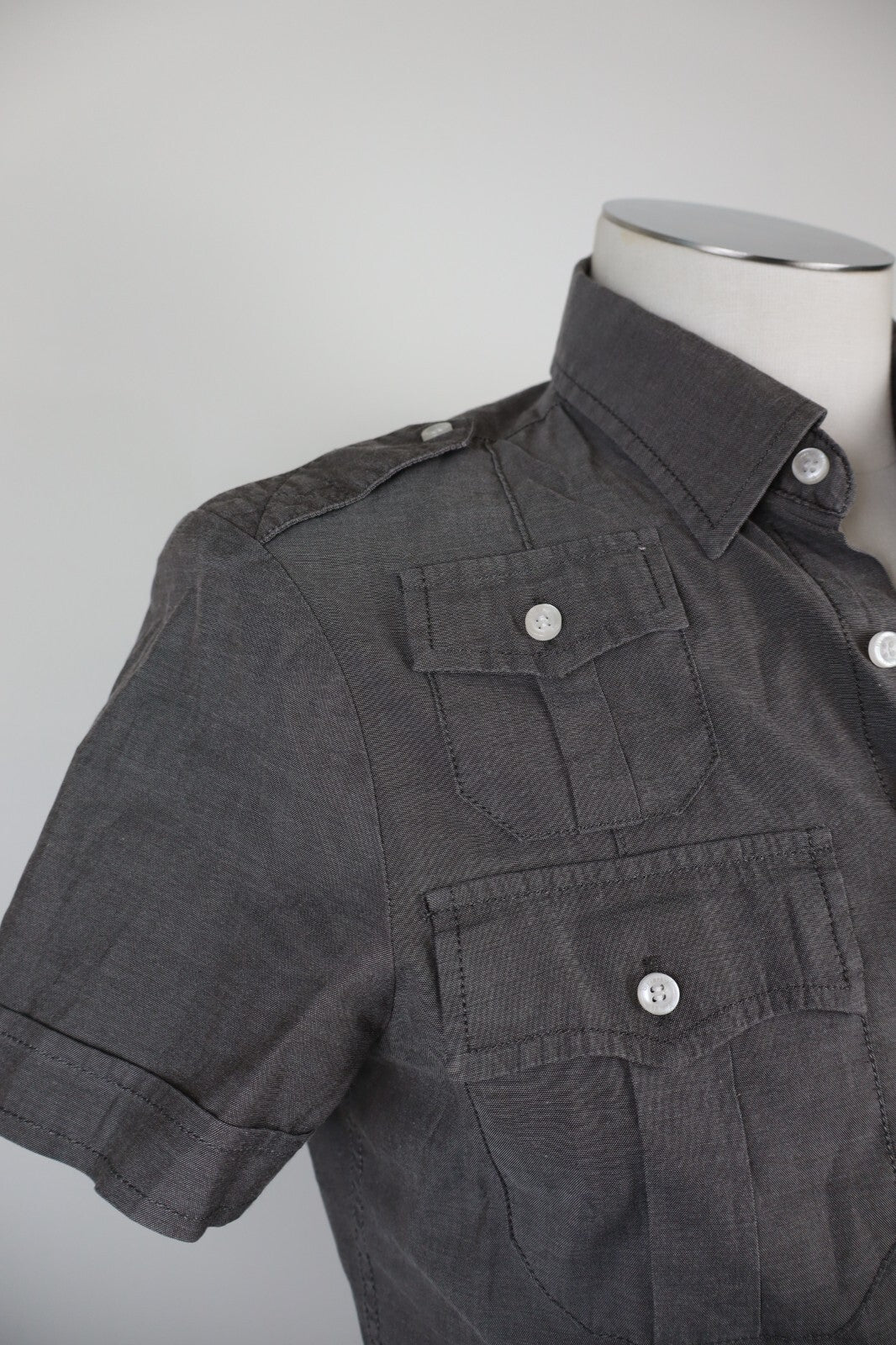 BLAUER USA CAMICIA UOMO COTONE TG S MAN CASUAL VINTAGE SHIRT COTONE