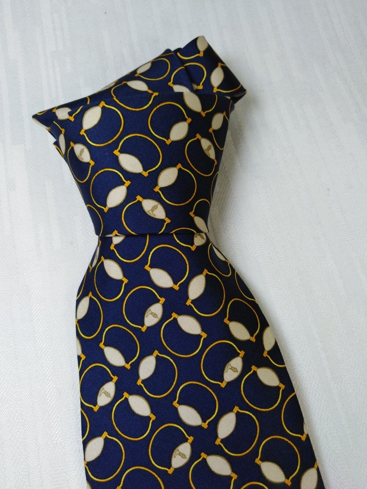 TRUSSARDI 100% SILK TIE SETA CRAVATTA NECKTIE MADE IN ITALY CLASSIC