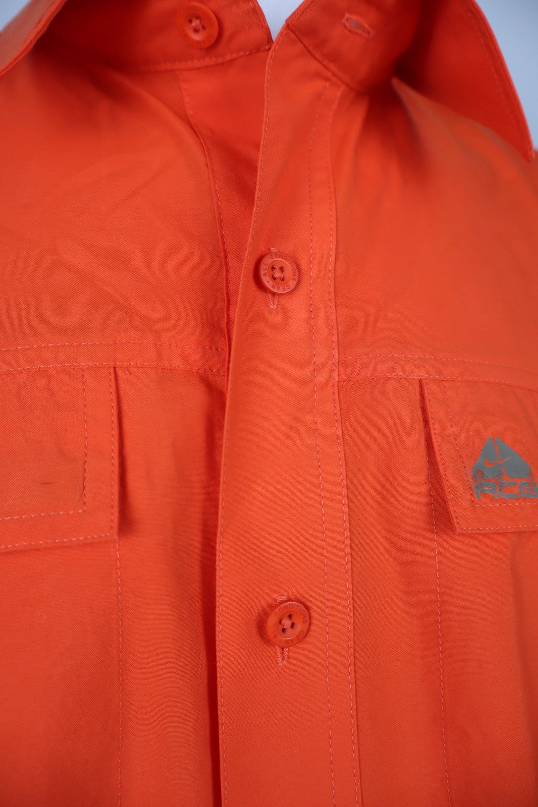 ADIDAS CAMICIA UOMO TG. M MAN CASUAL VINTAGE SHIRT COTONE COTTON TASCHE LOGO