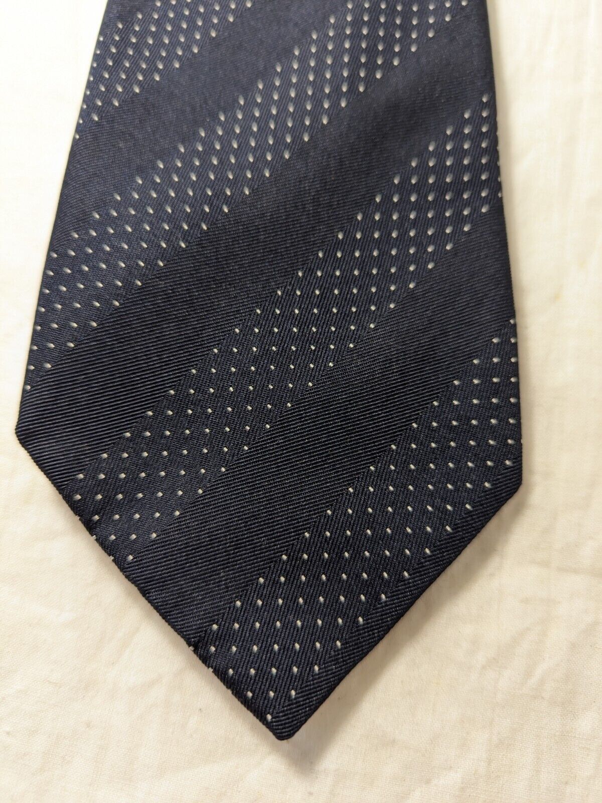 LES COPAINS 100% SILK TIE SETA CRAVATTA NECKTIE MADE IN ITALY
