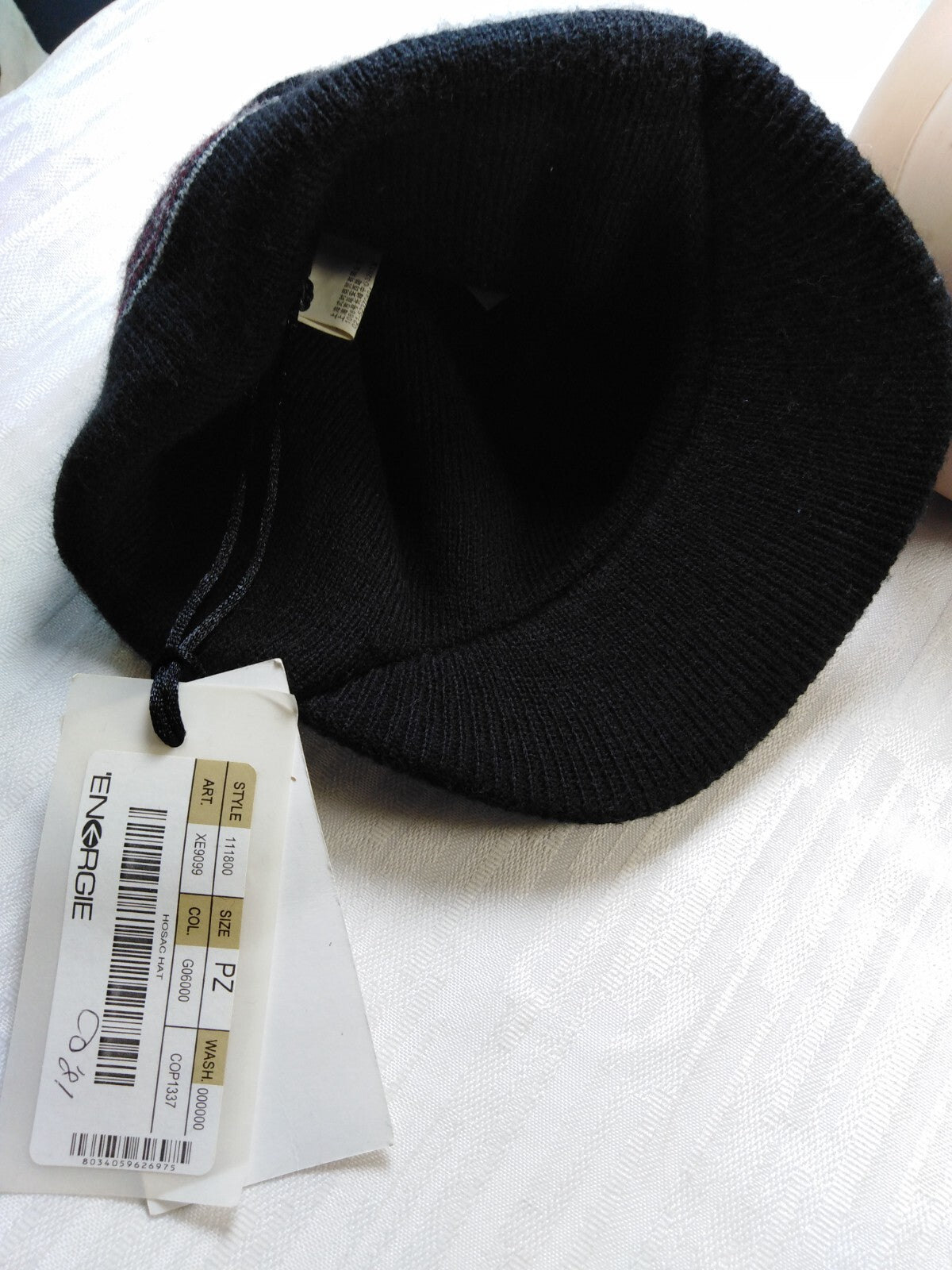 ENERGIE CAPPELLO BERRETTO BEANIEE DONNA UNISEX UOMO TG UNICA HAT VINTAGE CON TAG