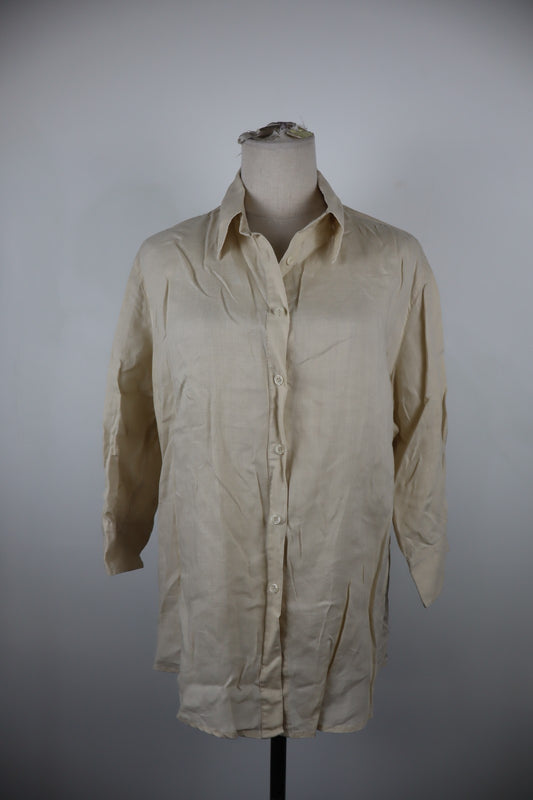 MARLBORO CLASSIC CAMICIA DONNA TG 2XL WOMAN SHIRT CASUAL VINTAGE MANICA A 3/4