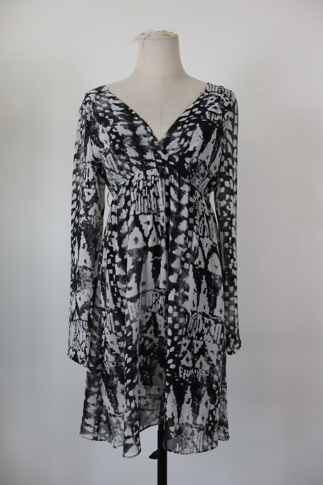 GAUDI' VESTITO ABITO DONNA TG. 42  WOMAN CASUAL VINTAGE DRESS ZIP