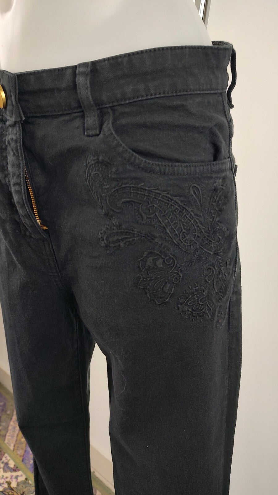 LUISA SPAGNOLI PANTALONE CASUAL DONNA TG 42 WOMAN VINTAGE PANTS