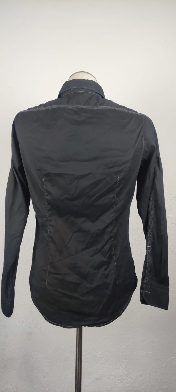 TRUSSARDI JEANS CAMICIA UOMO TG. S MAN CASUAL VINTAGE SHIRT COTONE COTTON