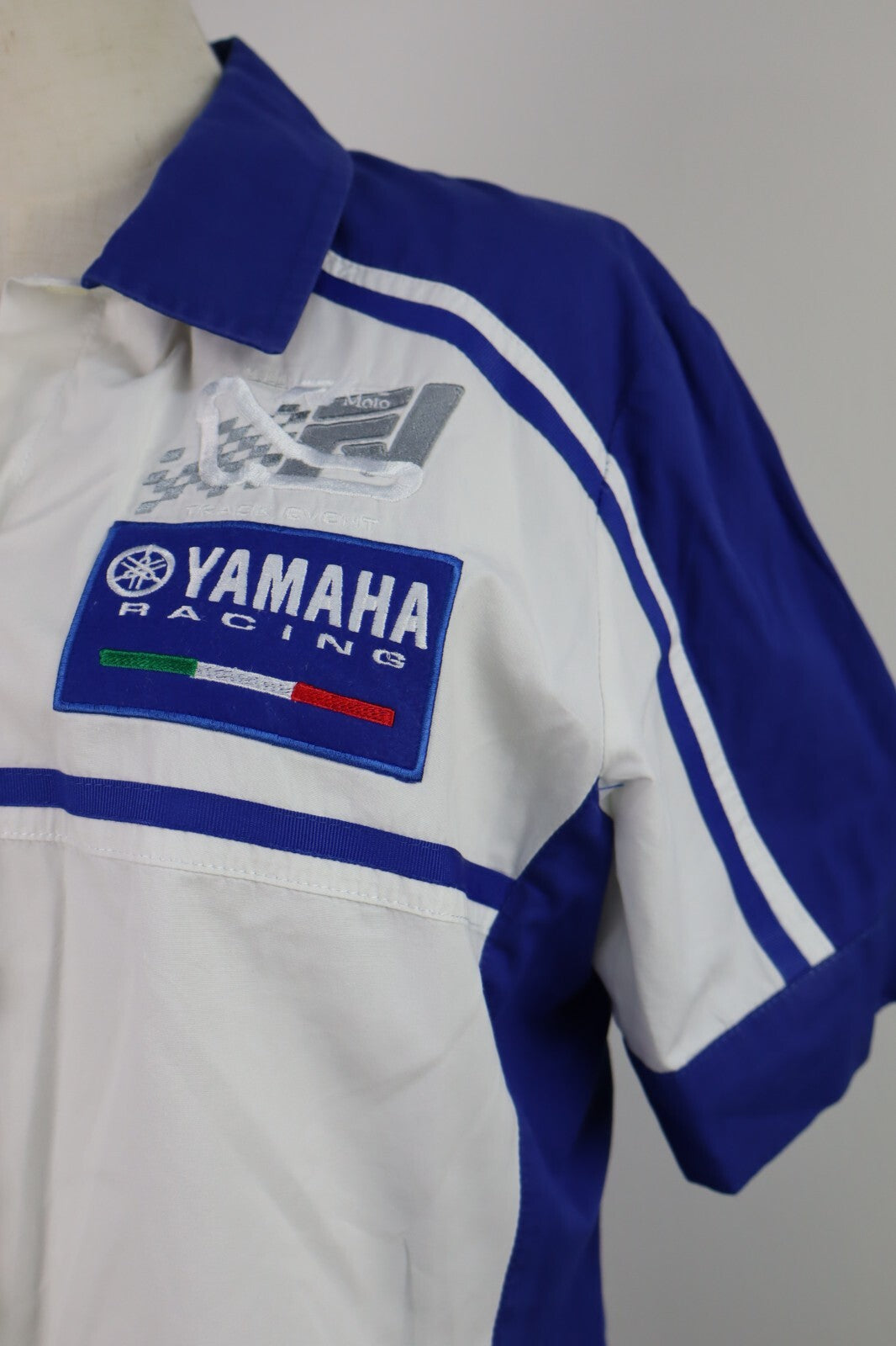 YAMAHA RACING CAMICIA COTONE DONNA TG. XL WOMAN SHIRT CASUAL VINTAGE COTTON