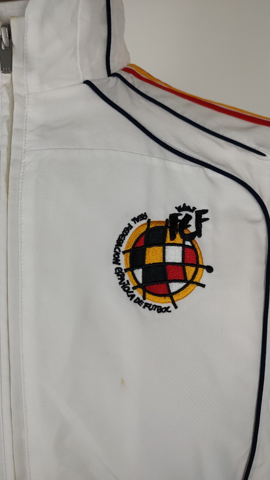 ADIDAS SPAGNA GIACCA SPORT CALCIO UOMO Tg 14Anni MAN SOCCER ESPANA JACKET