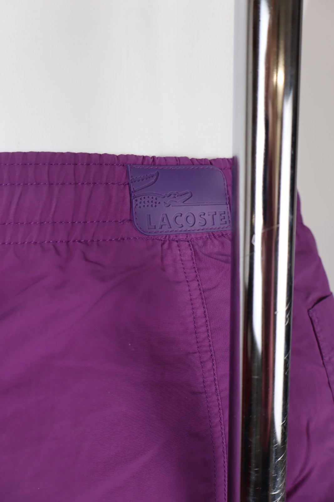 LACOSTE COSTUME PANTALONCINO MARE UOMO TG 4 MEN SWIMSUIT VINTAGE CASUAL LOGO