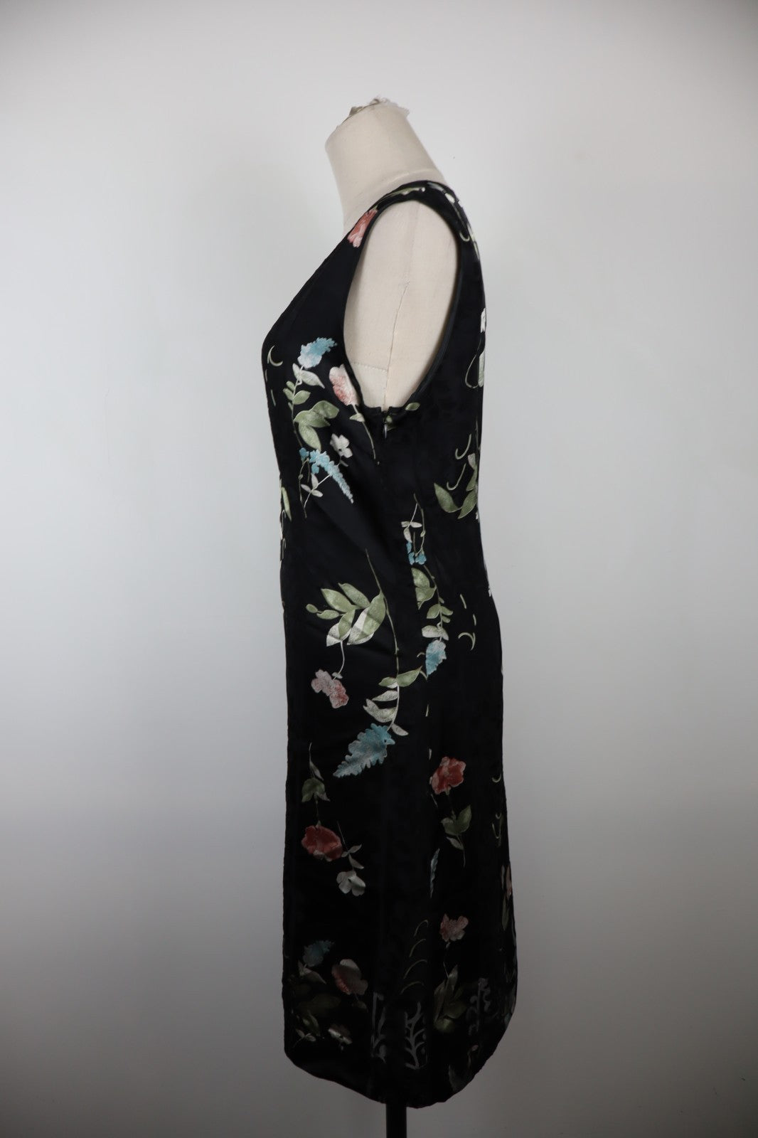 MAX&CO VESTITO SMANICATO DONNA ABITO TG 40 WOMAN CASUAL VINTAGE DRESS ADERENTE