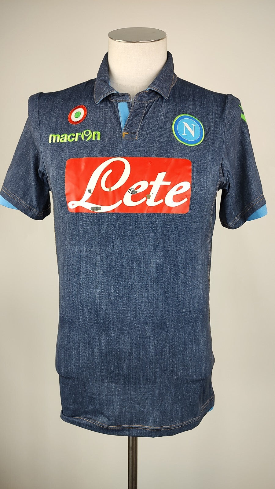 MACRON NAPOLI MAGLIA CALCIO UOMO Tg M SOCCER TRIKOT MAN JERSEY 14/15 CAMO