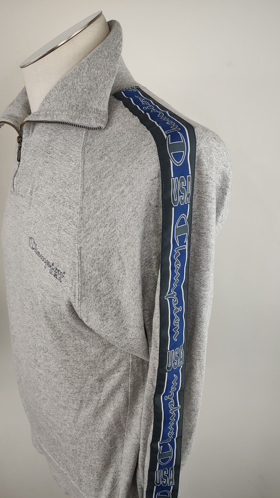 CHAMPION FELPA UOMO Tg S MAN SPORT JACKET SWEATSHIRT VINTAGE