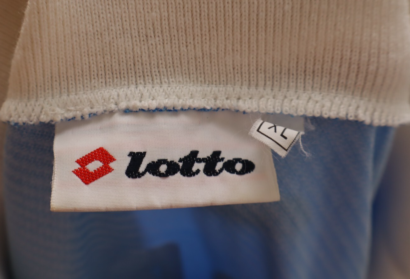 LOTTO NAPOLI TURRINI N 7 MAGLIA CALCIO UOMO TG XL JERSEY SOCCER MATCH WORN 96/97