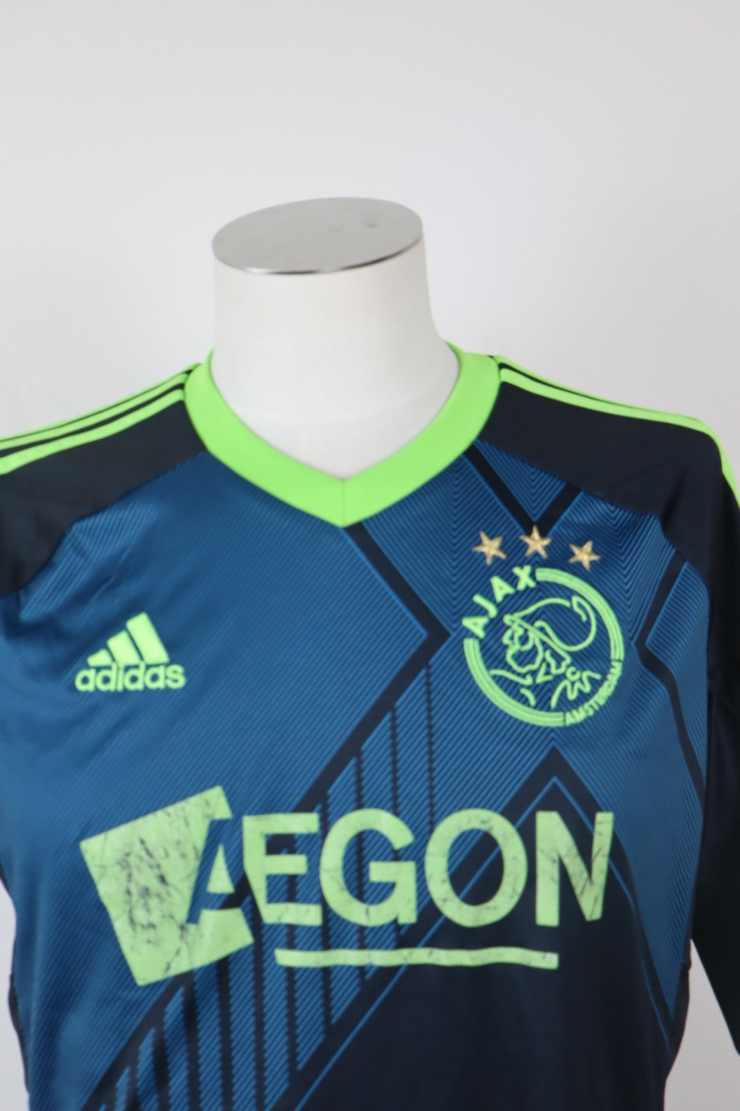 ADIDAS AJAX MAGLIA CALCIO UOMO Tg S SOCCER T-SHIRT JERSEY TRIKOT VINTAGE 12/13
