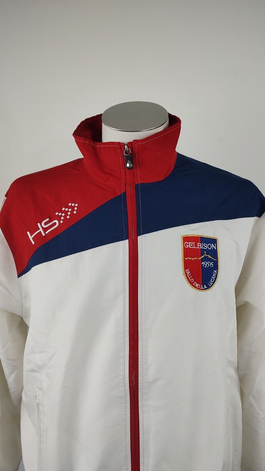 HS GELBISON GIACCA SPORT CALCIO UOMO Tg  L MAN VINTAGE JACKET SOCCER